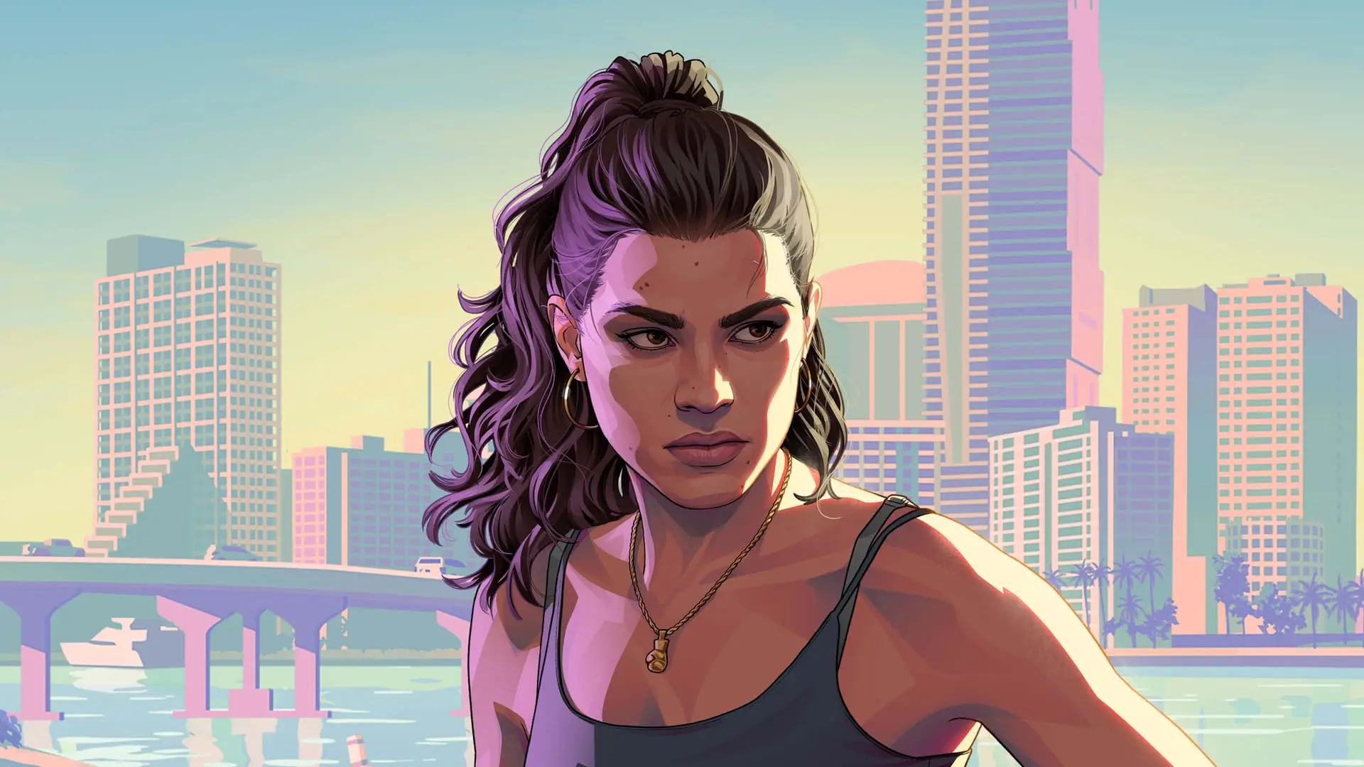 Lucia Caminos in official GTA 6 artwork
